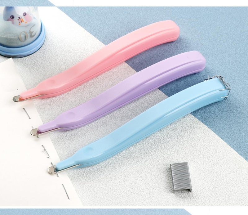 JuneLsy Professional Magnetic Staple Remover Puller Staple Puller Tool Staples Remover Staple Removal Tool for School Office Home (Multicolored 4) - Image 2